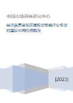 经济贸易咨询区域投资策略行业投资的建议中国投资概况