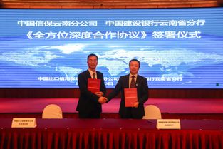 中信保云南分公司与建行云南省分行共同研发创新业务 金融护航 引领企业 走出去